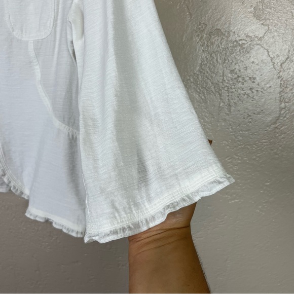 5/$30 Ruby Rd women 3/4‎ sleeve white blazer size 8 - Picture 12 of 16